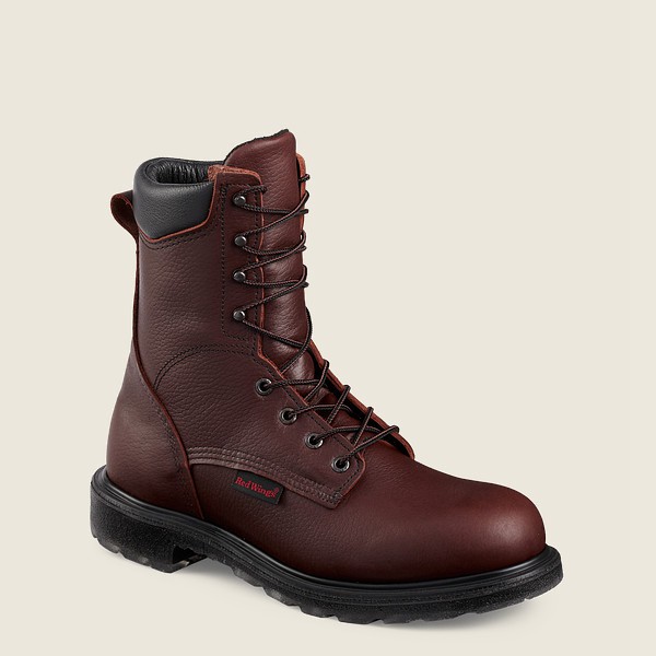 Botas de Seguridad Red Wing Hombre Vino - Supersole® 2.0 - 8-Inch Toe - 501-PYZQGA